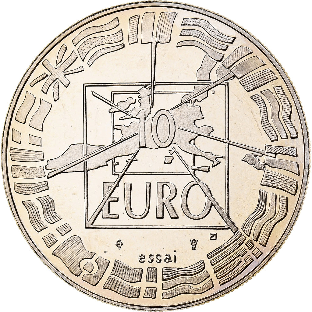 Francia, medaglia, 10 Euro, Football, 1998, Rame-nichel, FDC