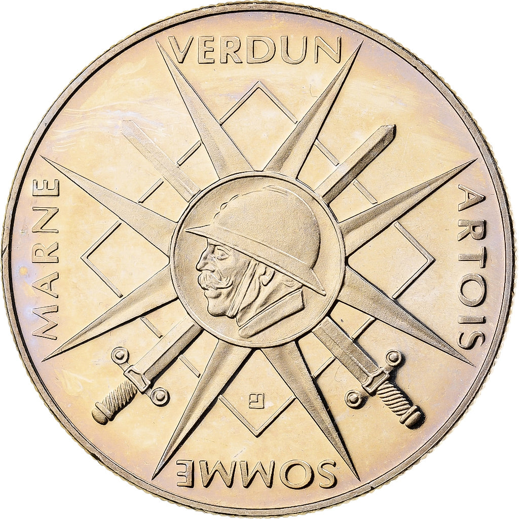 France, Medal, Première Guerre Mondiale, Somme-Marne-Verdun-Artois