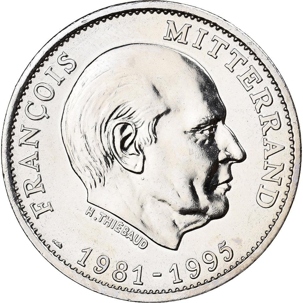 Frankreich, Medaille, François Mitterrand, Président de la République