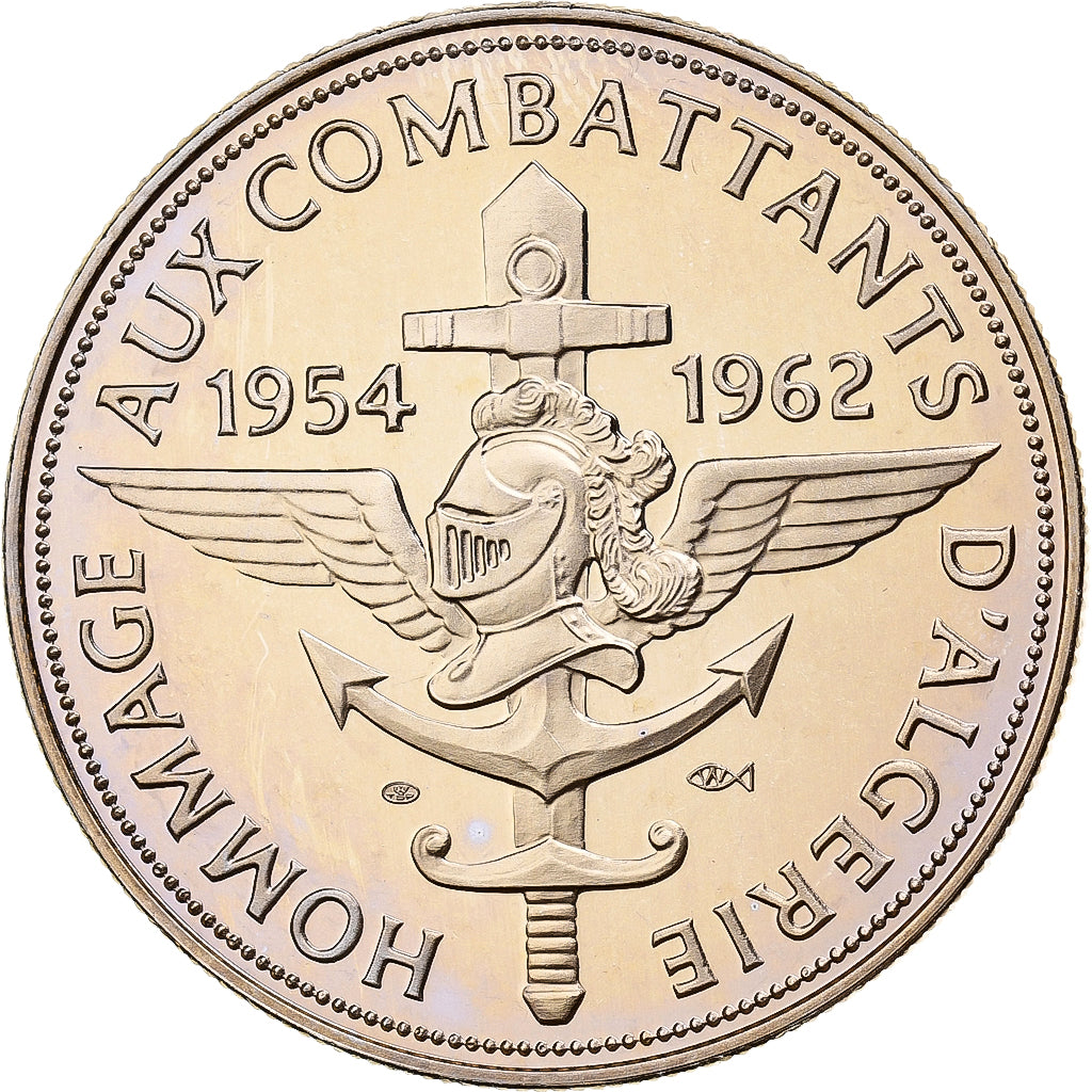 France, Medal, Hommage aux combattants d’Algérie, Copper-nickel, MS(65-70)