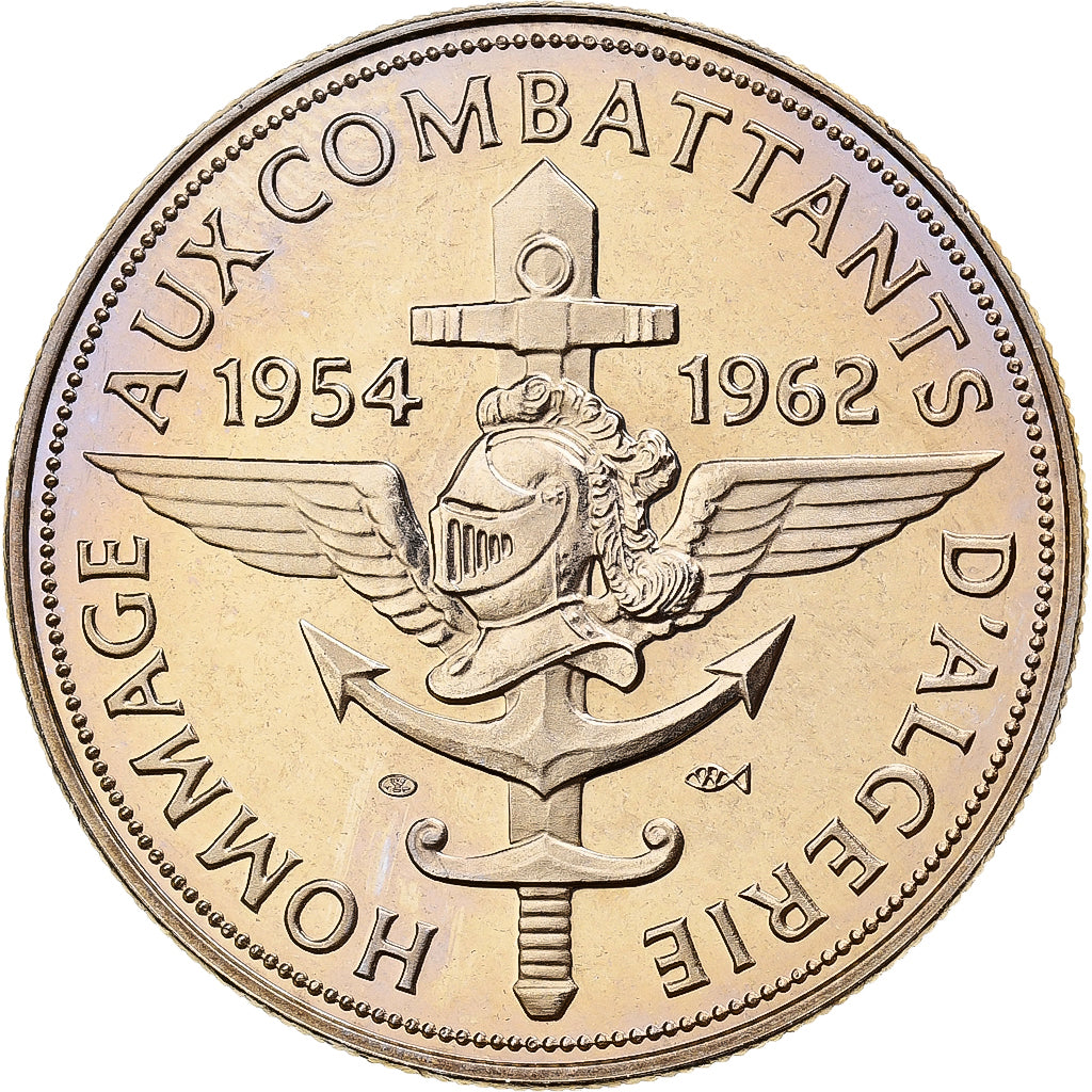 France, Medal, Hommage aux combattants d’Algérie, Copper-nickel, MS(65-70)