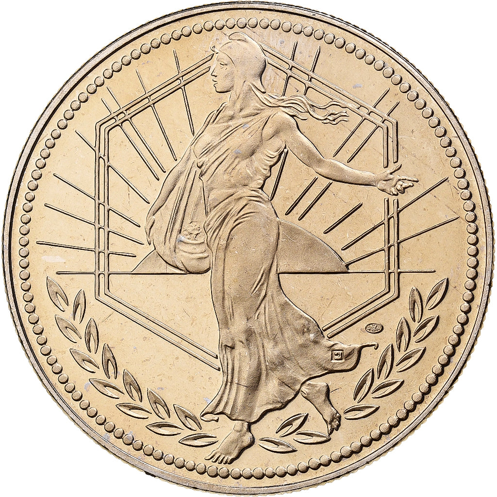 France, Medal, L'Europe, La Semeuse, 2000, Copper-nickel, MS(65-70)