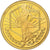 Frankreich, Medaille, L'Europe, La Semeuse, 2001, Copper-Nickel Gilt, STGL