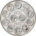 Frankreich, Medaille, Ecu Europa, Marianne, 1987, Kupfer-Nickel, STGL