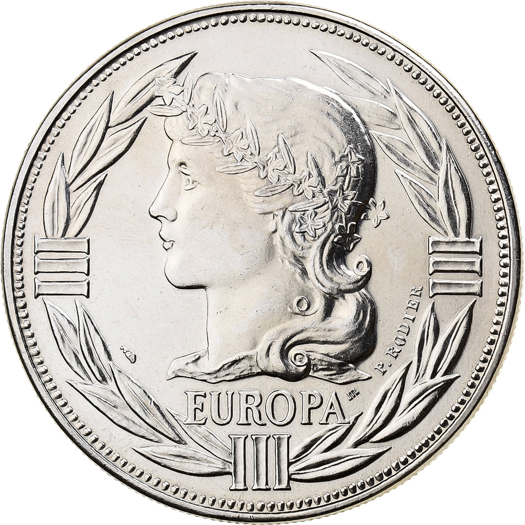 Frankreich, Medaille, Ecu Europa, Marianne, 1987, Kupfer-Nickel, STGL