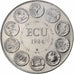 Frankrijk, Medaille, Ecu Europa, Europe Assise, 1984, Cupro-nikkel, Rodier, FDC
