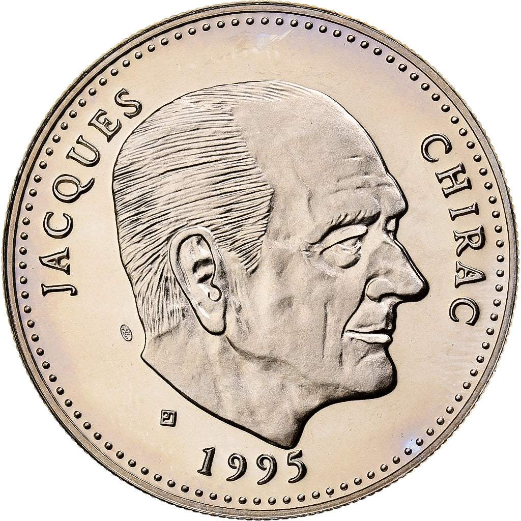 France, Medal, Ve République, Jacques Chirac, Copper-nickel, MS(65-70)
