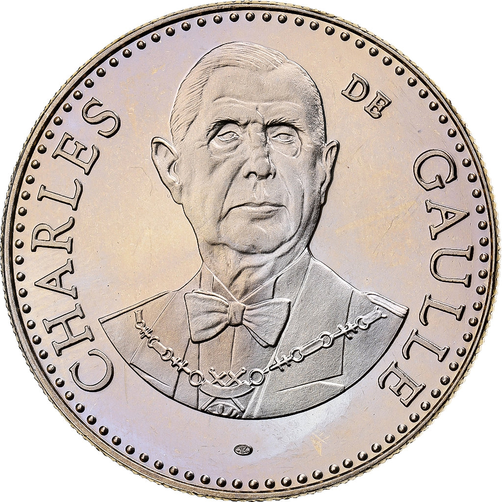 France, Medal, Vème République, Charles De Gaulle, Copper-nickel, MS(65-70)