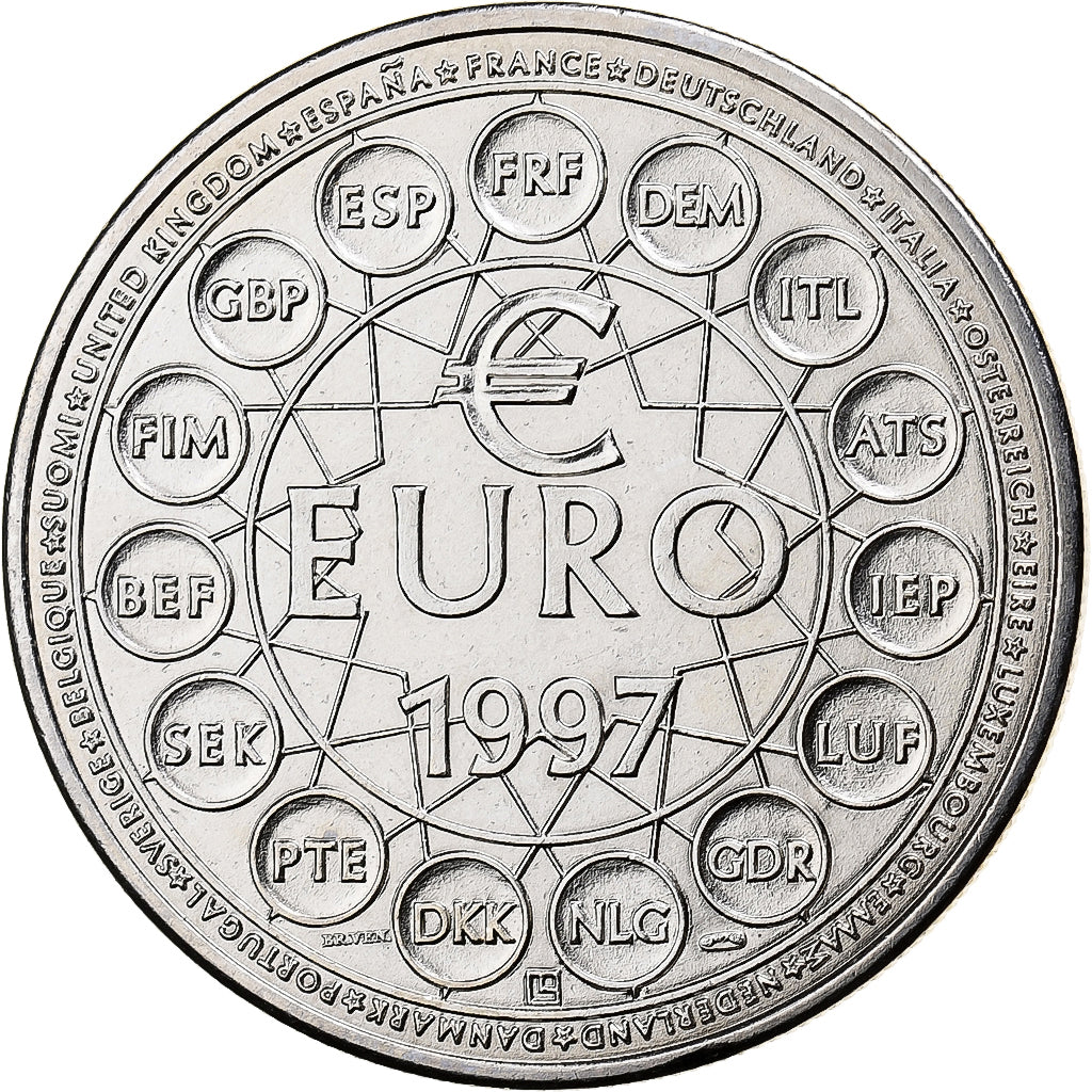 Frankrijk, Medaille, Ecu Europa, 1997, Cupro-nikkel, FDC