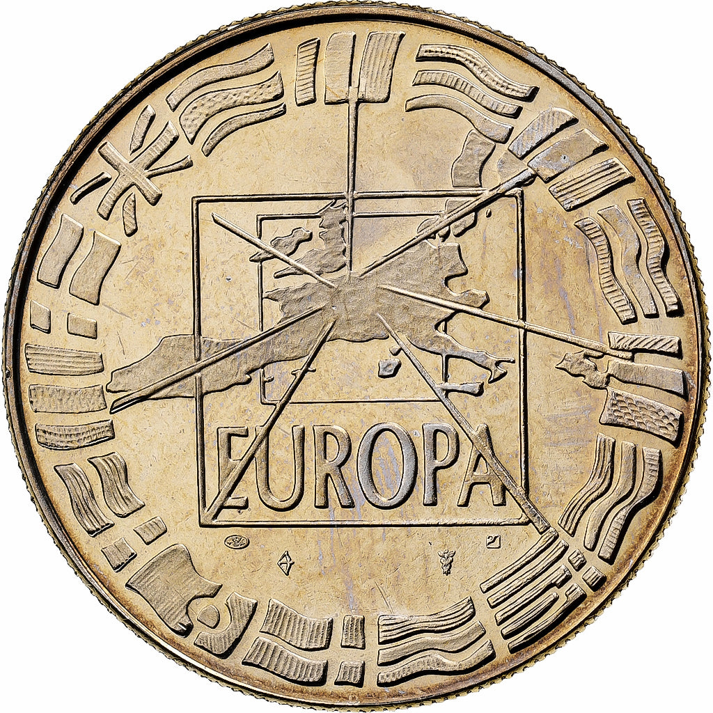 France, Medal, Ecu Europa, 1998, Copper-nickel, MS(65-70)