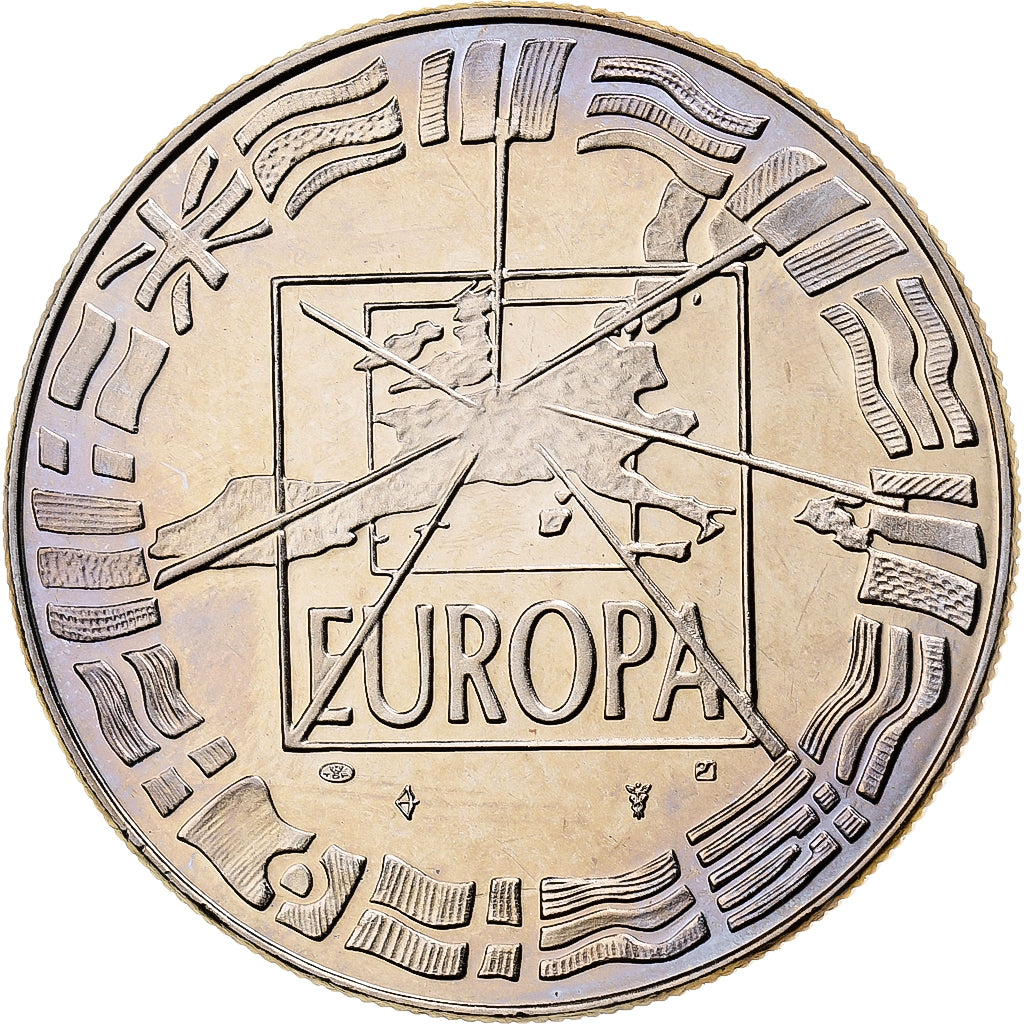 Frankrijk, Medaille, Europa, Passage à l'An 2000, 2000, Cupro-nikkel, FDC