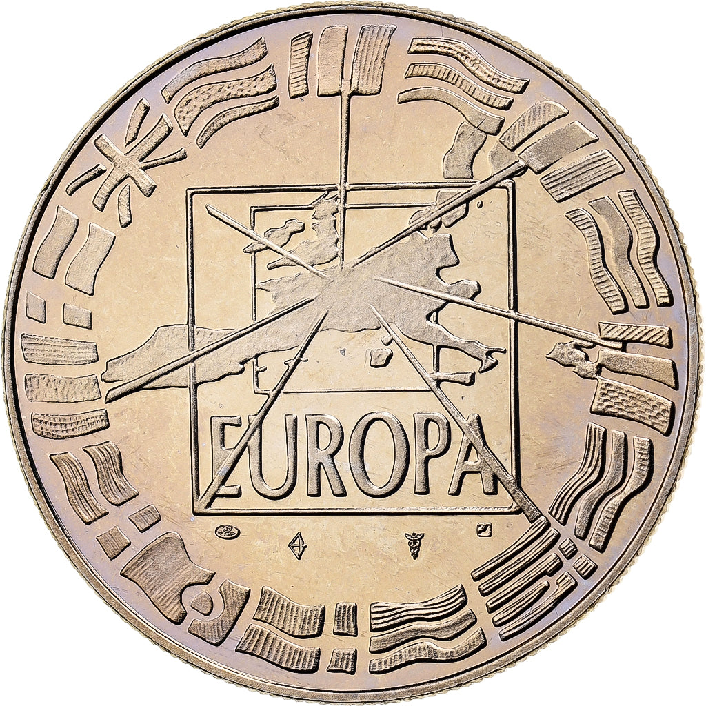 Frankreich, Medaille, Europa, 2000/2001, Millénium, 2001, Kupfer-Nickel, STGL