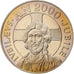Vaticaan, Medaille, Jubilé pour l’Année Sainte, 2000, Copper-Nickel Gilt