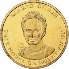 Frankreich, Medaille, Marie Curie, Copper Gilt, SS+