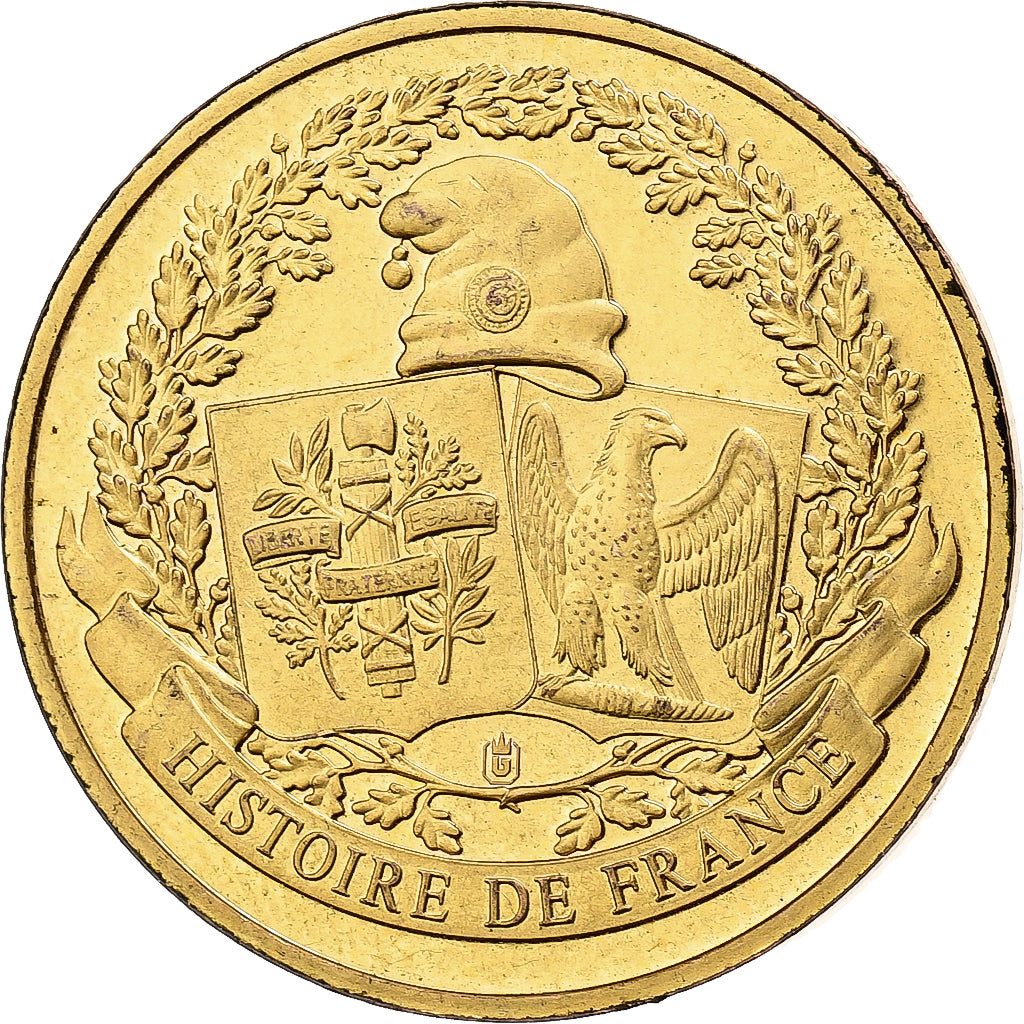 Frankreich, Medaille, Marie Curie, Copper Gilt, SS+