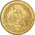 Frankreich, Medaille, Couronnement d'Hugues Capet, Gold plated, VZ