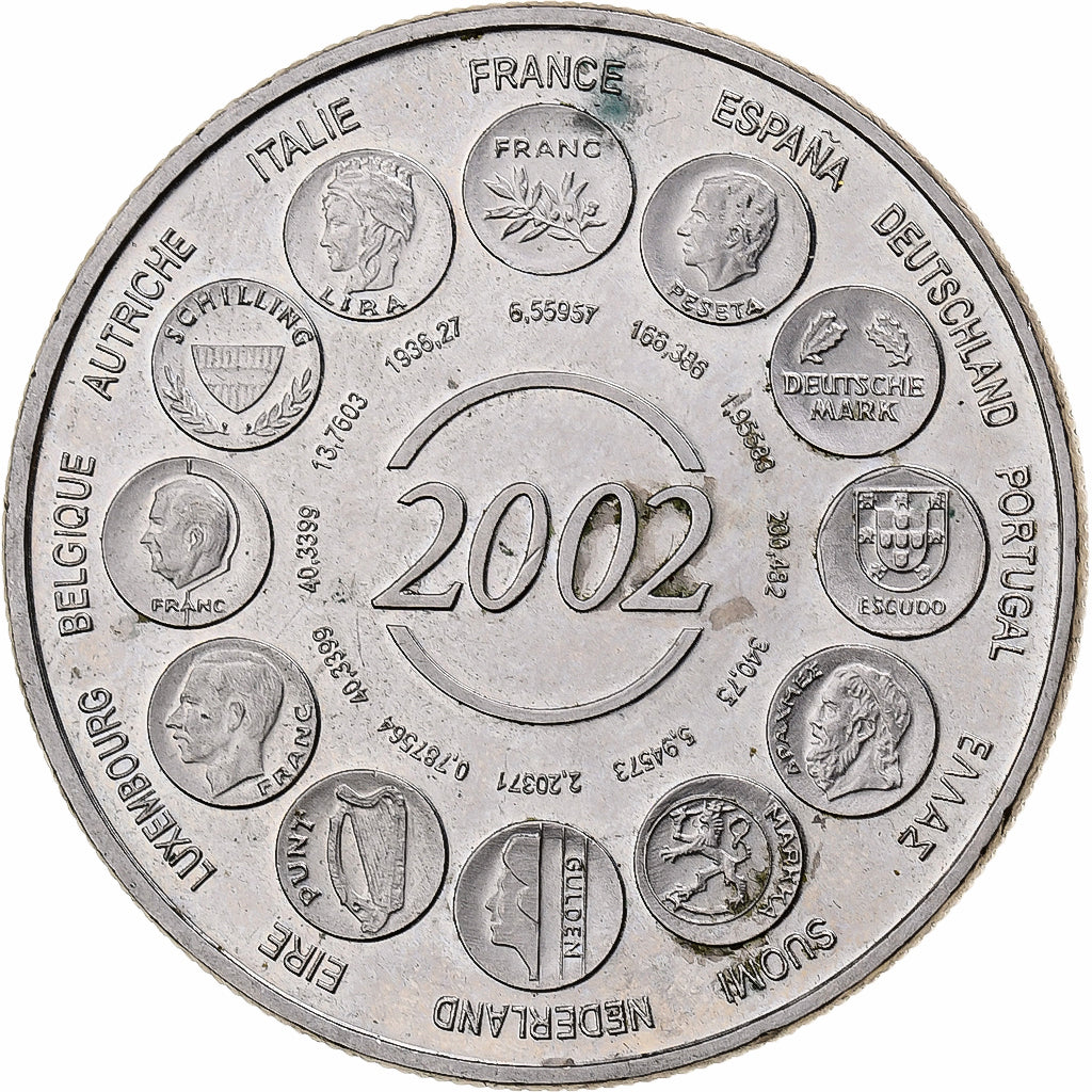 Frankrijk, Medaille, L'Europe, Naissance de l'Euro Fiduciaire, 2002