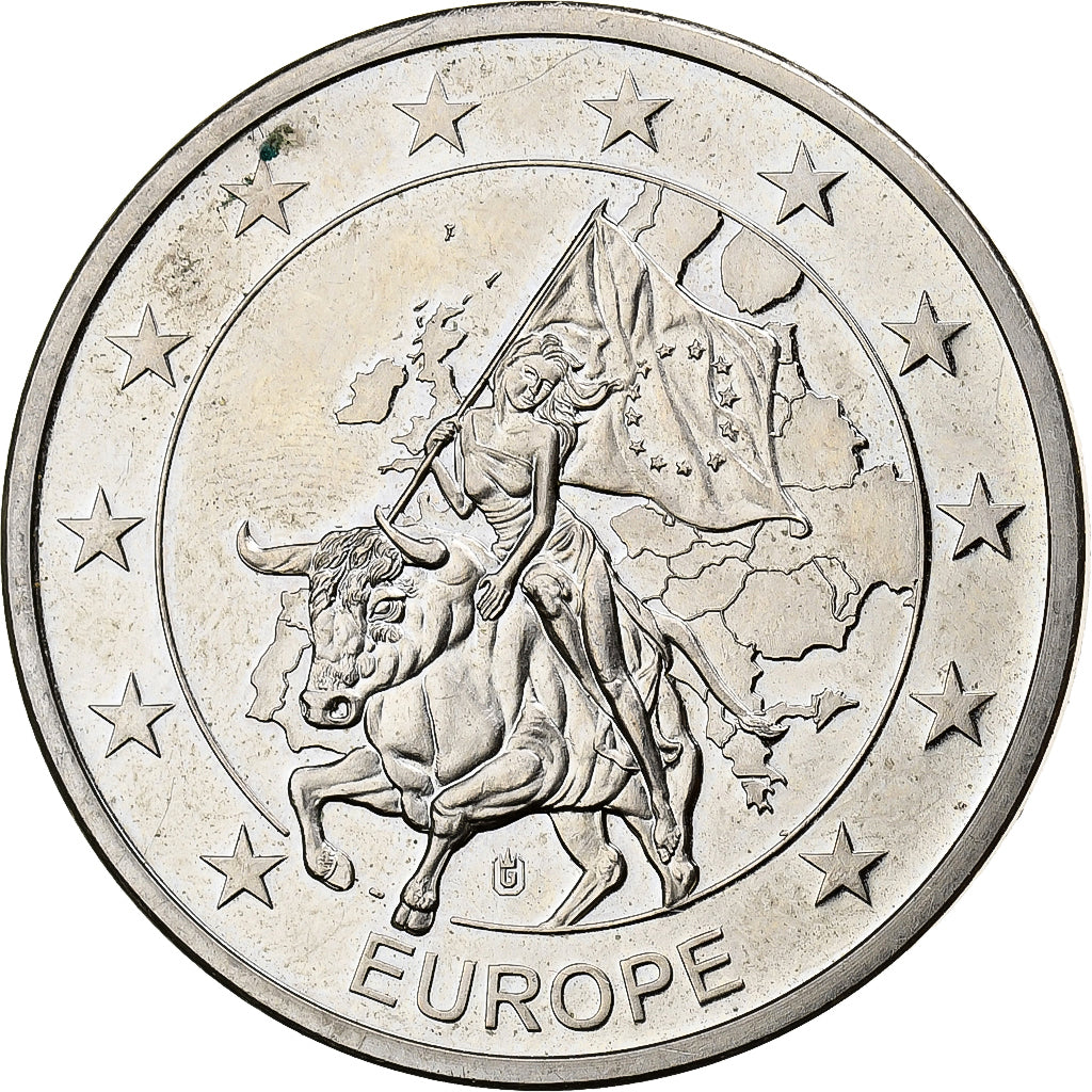 Malta, medalha, L'Europe, Malte, Cobre-níquel, AU(50-53)