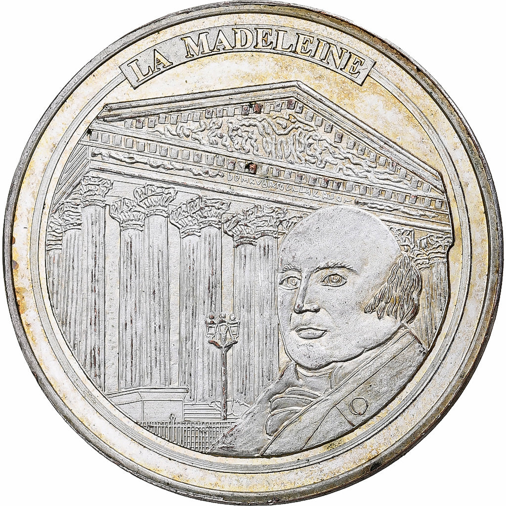Frankreich, Medaille, Monuments de Paris, La Madeleine, Copper Plated Silver