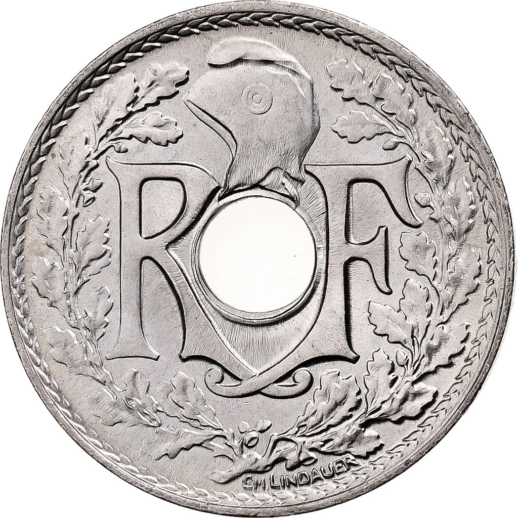 Francia, 25 Centimes, Lindauer, 1923, Paris, Rame-nichel, SPL, Gadoury:380