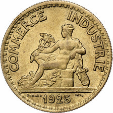 Frankreich, 50 Centimes, Chambre de commerce, 1925, Aluminum-Bronze, VZ, KM:884