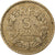 Francja, 5 Francs, Lavrillier, 1940, Aluminium-Brąz, AU(50-53), Gadoury:761