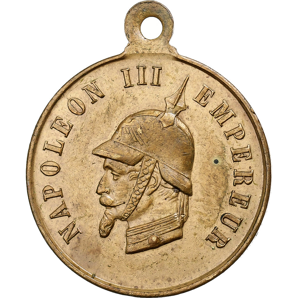 Francja, medal, Napoléon III, Souvenir de Sedan, 80000 Prisonniers, 1870