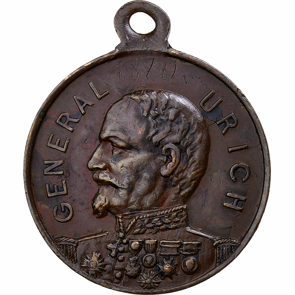 Frankreich, Medaille, Général Urich, Kupfer, SS, Collignon:60