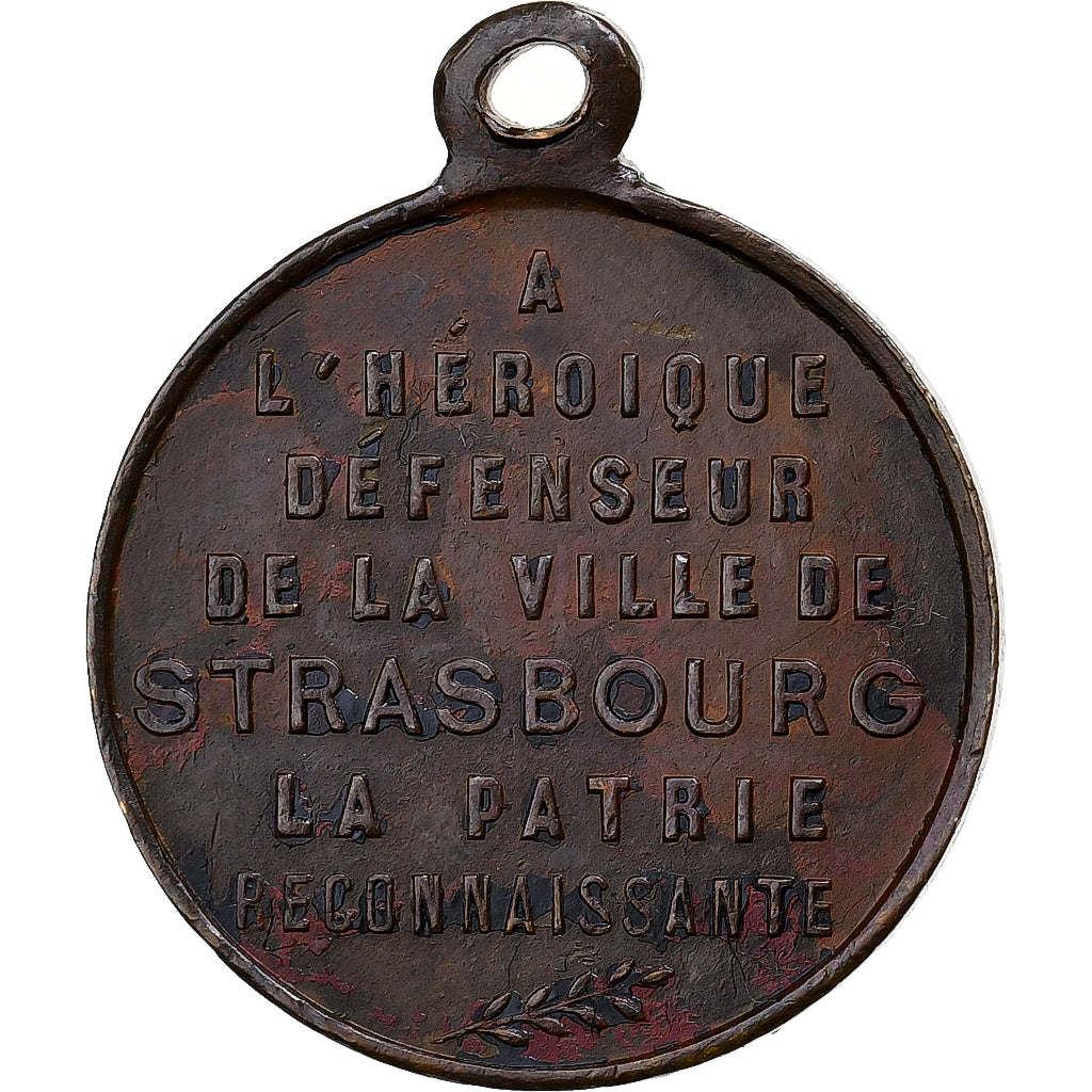 Frankreich, Medaille, Général Urich, Kupfer, SS, Collignon:60
