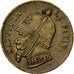 France, Medal, satirique, Napoléon le Petit, La Lacheté, 1870, Brass