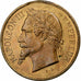 Francia, medaglia, MORT DE NAPOLÉON III, 1873, Ottone, SPL-