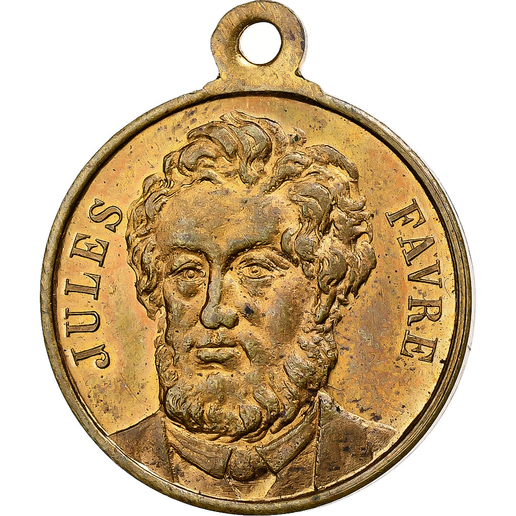 Francia, medaglia, Jules Favre, Troisième République, Déchéance de
