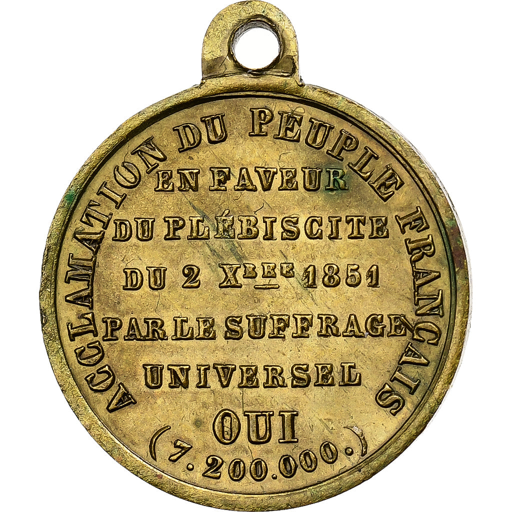 Frankreich, Medaille, Louis Napoléon Bonaparte, acclamation du peuple