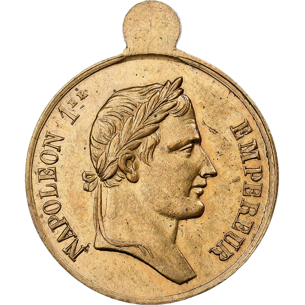 Frankreich, Medaille, Inauguration du Tombeau de Napoléon Ier, 1853, Messing