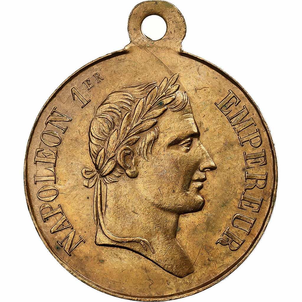Frankreich, Medaille, Inauguration du Tombeau de Napoléon Ier, 1853, Messing