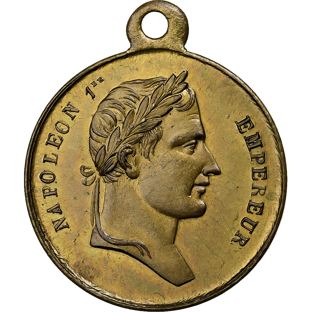 Frankrijk, Medaille, Inauguration du Tombeau de Napoléon Ier, 1853, Tin, ZF+