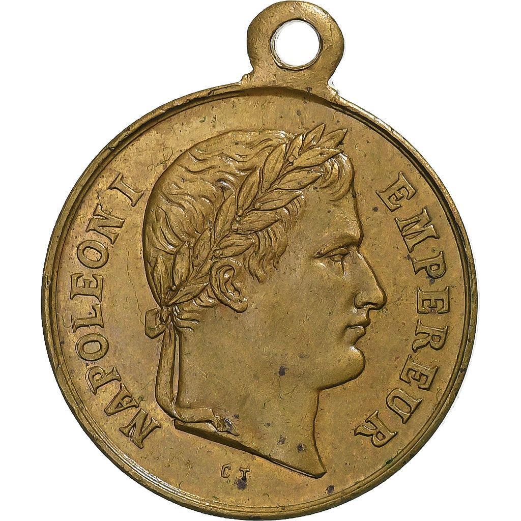 France, Medal, Inauguration du Tombeau de Napoléon Ier, 1853, Brass, AU(50-53)