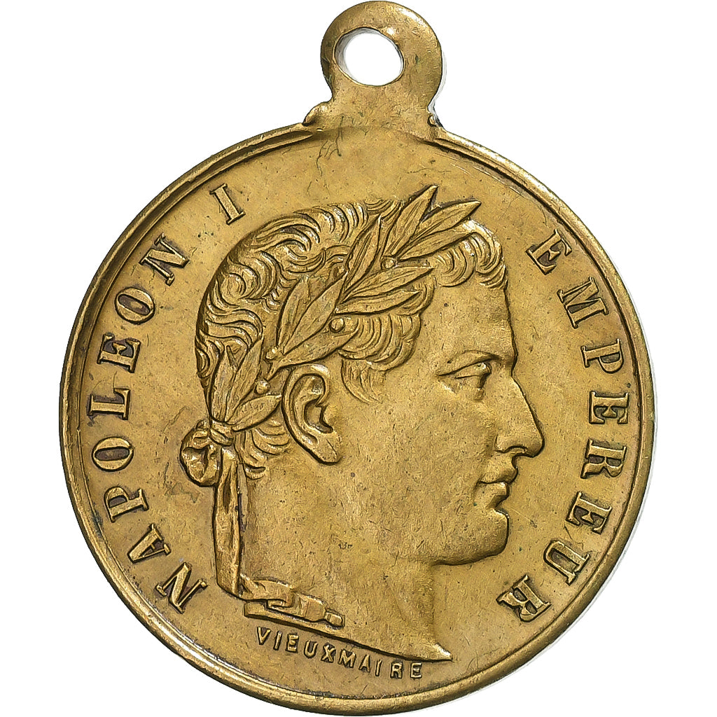 France, Medal, Inauguration du Tombeau de Napoléon Ier, 1853, Brass