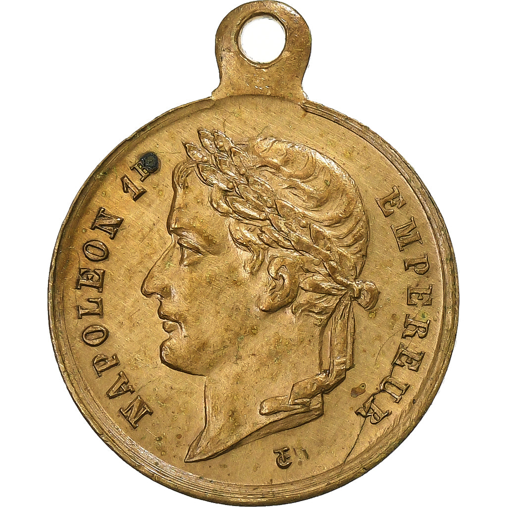 France, Medal, Inauguration du Tombeau de Napoléon Ier, 1853, Brass, AU(50-53)