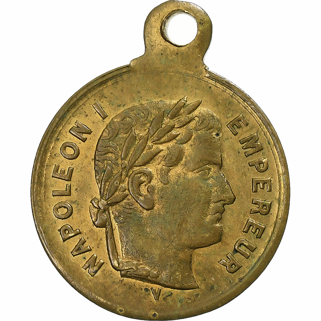 France, Medal, Inauguration du Tombeau de Napoléon Ier, 1853, Brass, EF(40-45)