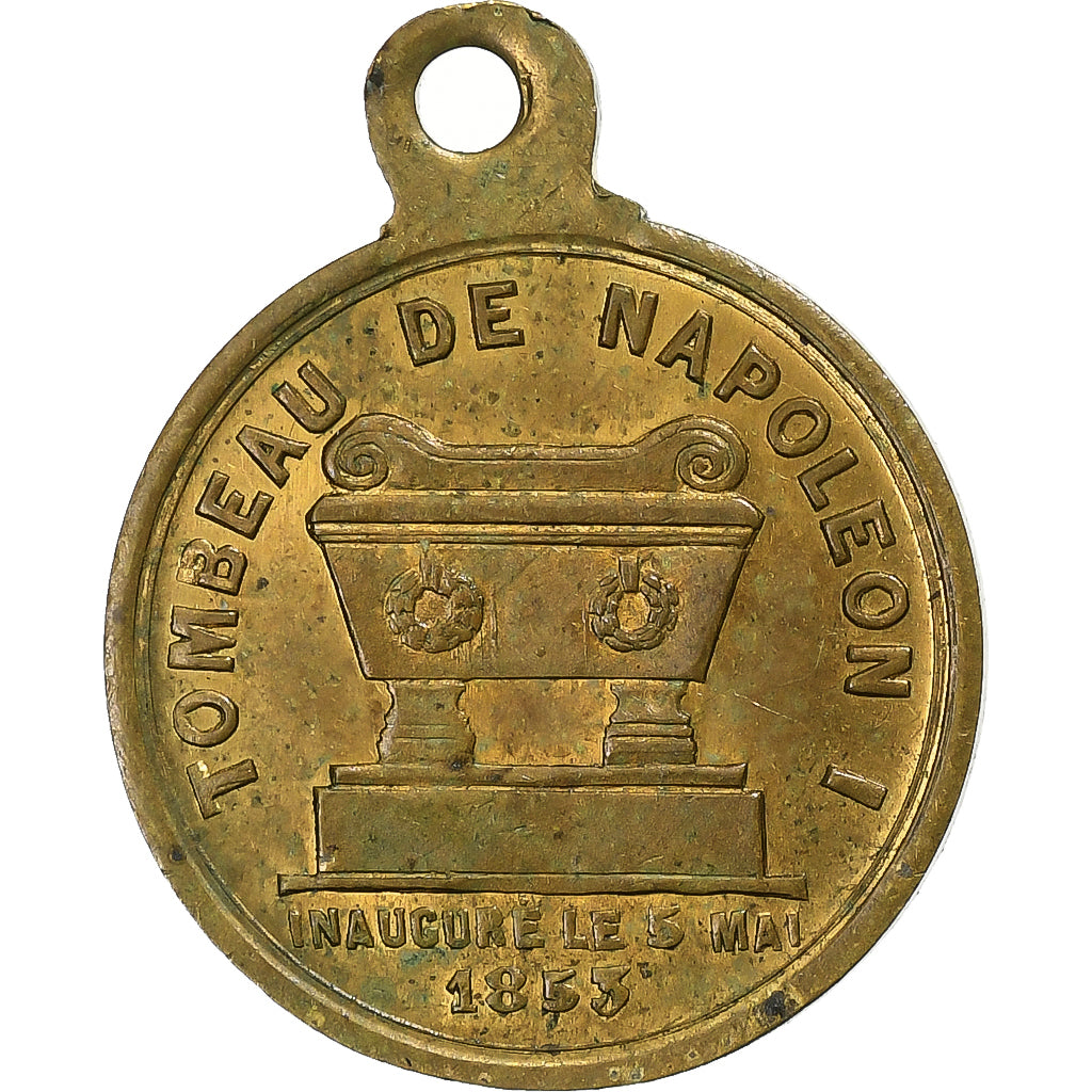 France, Medal, Inauguration du Tombeau de Napoléon Ier, 1853, Brass, EF(40-45)