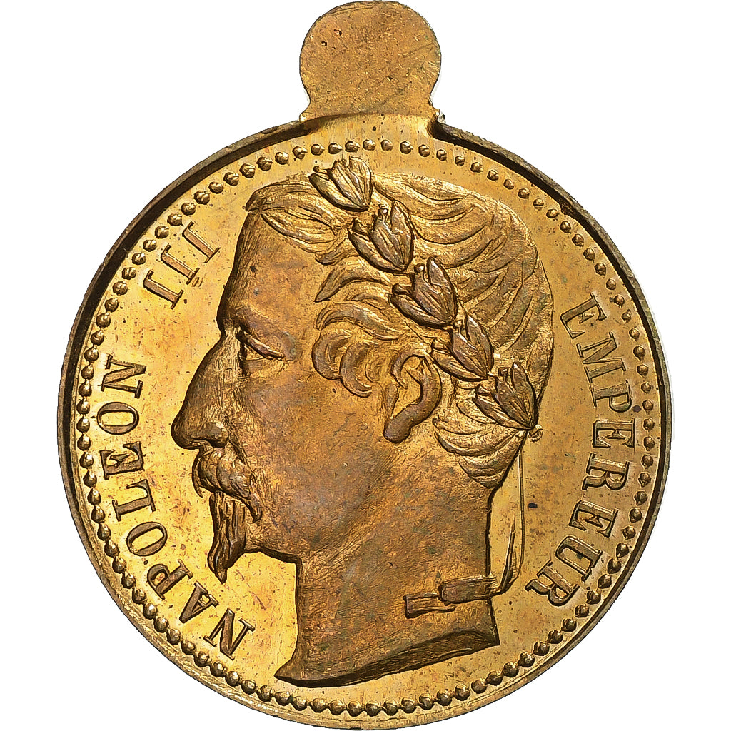 Francia, medaglia, Inauguration du Tombeau de Napoléon Ier, 1853, Ottone, MS63