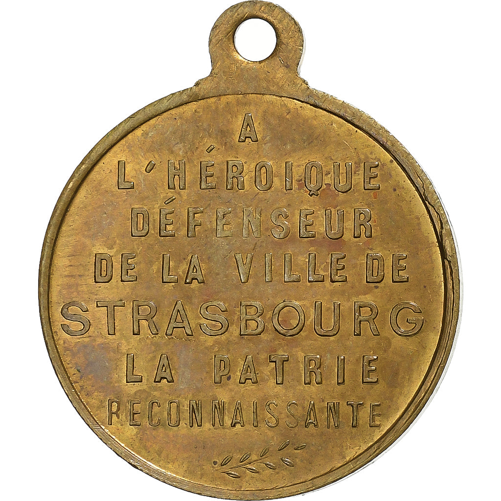 Frankreich, Medaille, Général Urich, Kupfer, VZ, Collignon:60