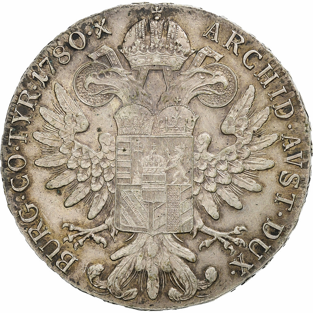 Austria, Maria Theresa, Thaler, 1780, Vienna, Restrike, Argento, BB+