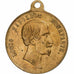 France, Token, Réélection de Louis Napoléon Bonaparte, 1851, Brass, AU(55-58)
