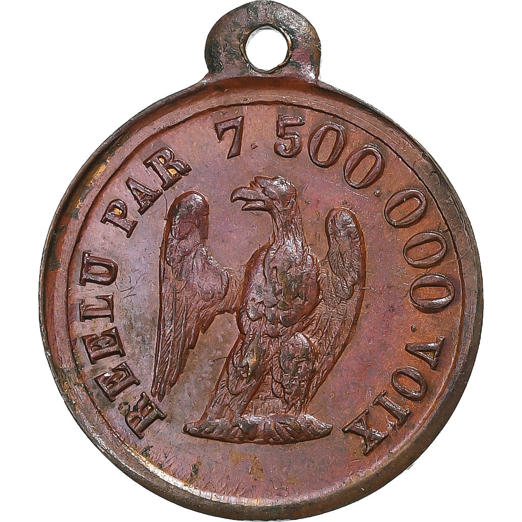 Frankreich, betaalpenning, Réélection de Louis Napoléon Bonaparte, 1851
