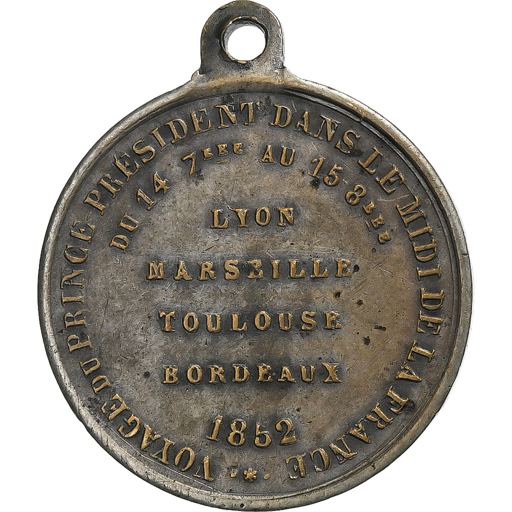 Frankreich, betaalpenning, Voyage de louis-Napoléon Bonaparte dans le Midi
