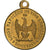 France, Medal, Louis Napoléon III, Vive l'Empereur, 1852, Brass, AU(55-58)