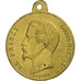 France, Medal, Voyage du Midi, Retour de son Altesse Impériale, 1852, Brass