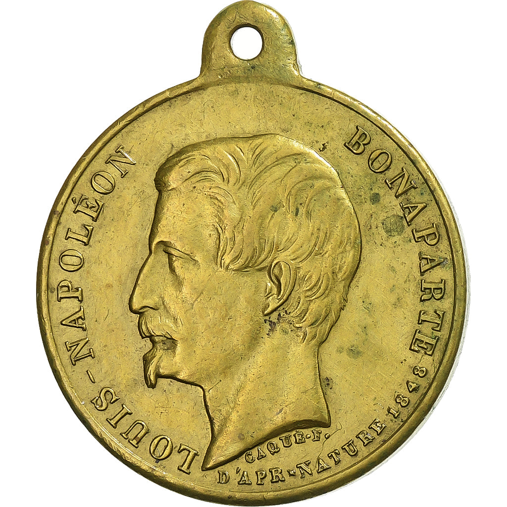 Francia, medaglia, Louis Napoléon Bonaparte, Voyage du Midi, Visite à